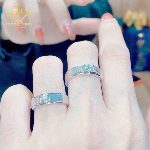 Nhẫn Cưới Cặp Kim Cương – N10.158